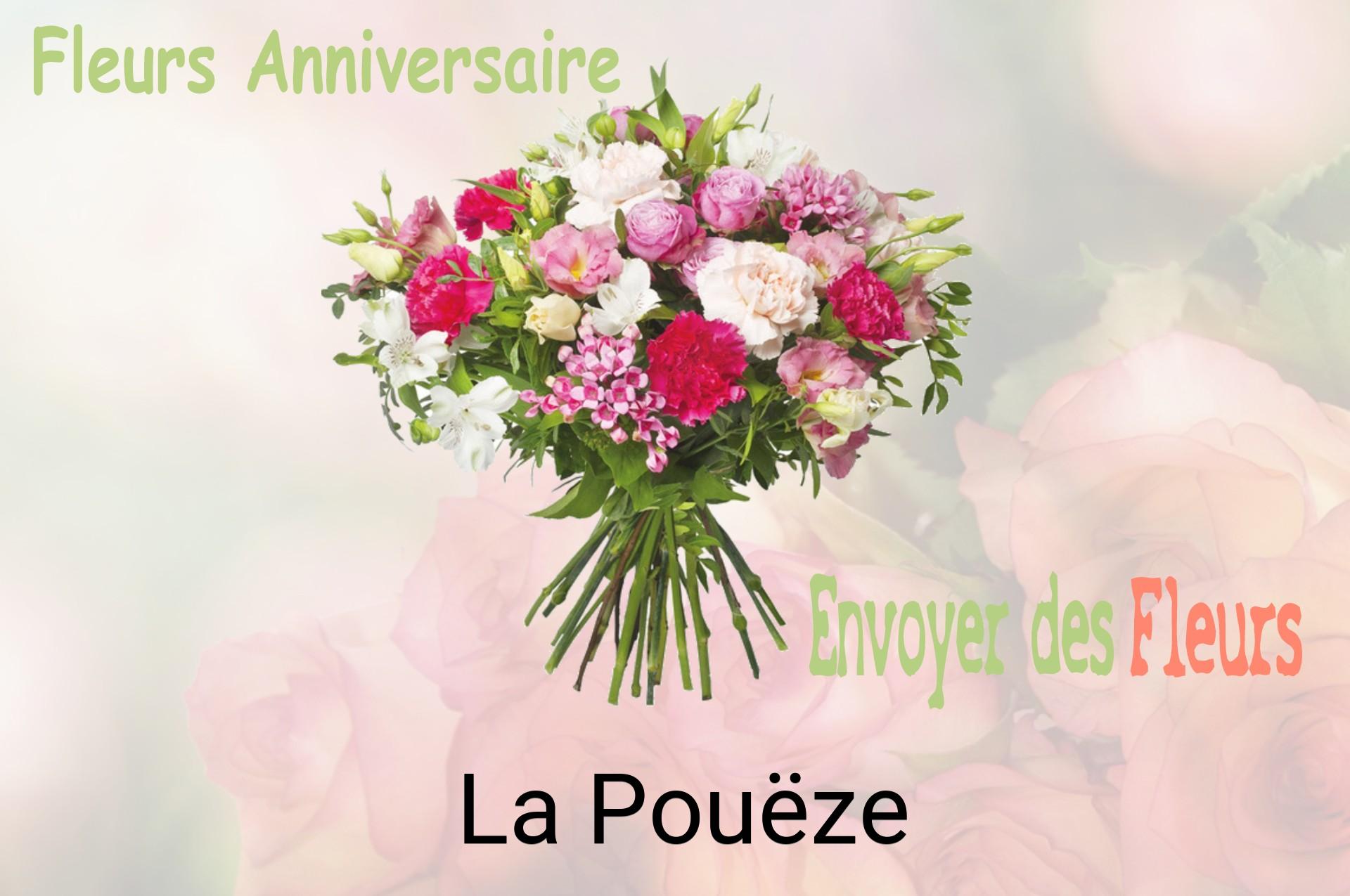 Bouquet de fleurs d’anniversaire livré à La Pouëze